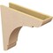 Ekena Millwork 6"W x 24"D x 24"H Thin Olympic Rough Cedar Woodgrain TimberThane Corbel, Primed Tan CORUR06X24X24OLYRCPR - alternate 2